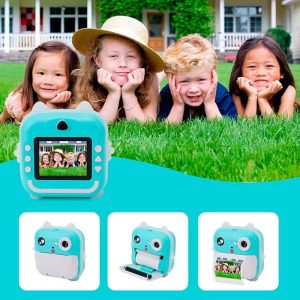 JumboPrintBundle, sada s okamžitou fotoaparátem pro tisk fotografií, 2 + 5 zdarma rolek papíru, USB kabel, zápěstní poutko a Micro SD karta