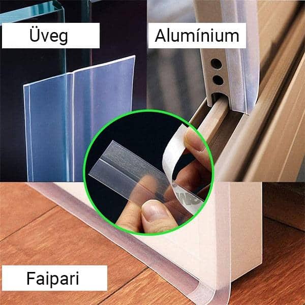 ProSeal těsnicí páska, která brání větru, prachu, hluku a hmyzu vniknout do vašeho domova