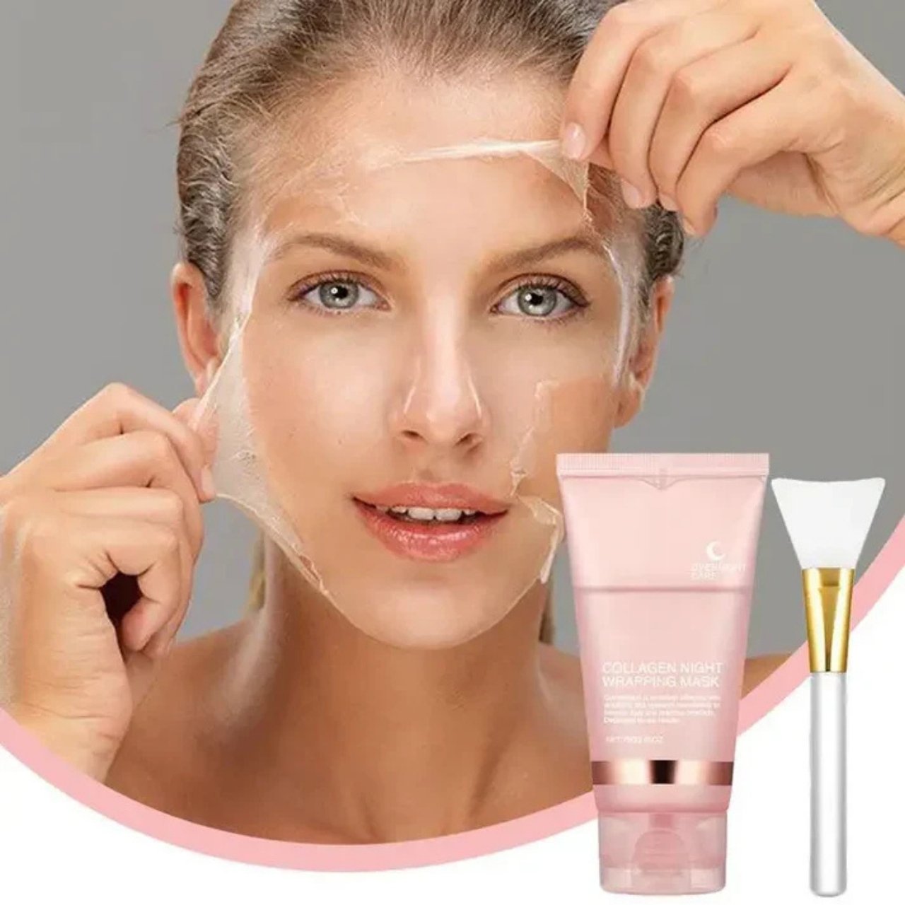 CollagenMask, kolagenová noční pleťová maska s peel-off efektem